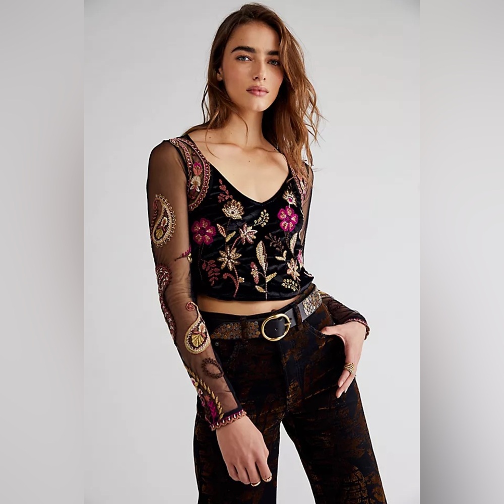 Free People Florence Top , sz : medium